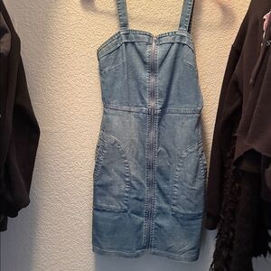 Stylish Blue Denim Mini Dress